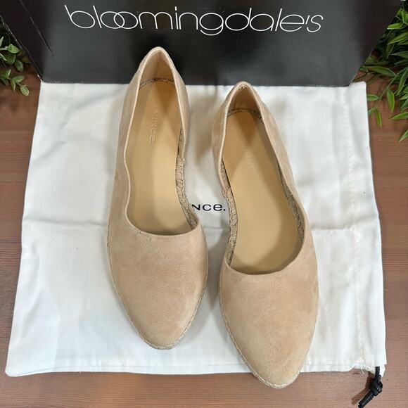 Vince Women's Tita Slip On D'orsay Espadrille Flats Size 8.5 $250 - Picture 3 of 11